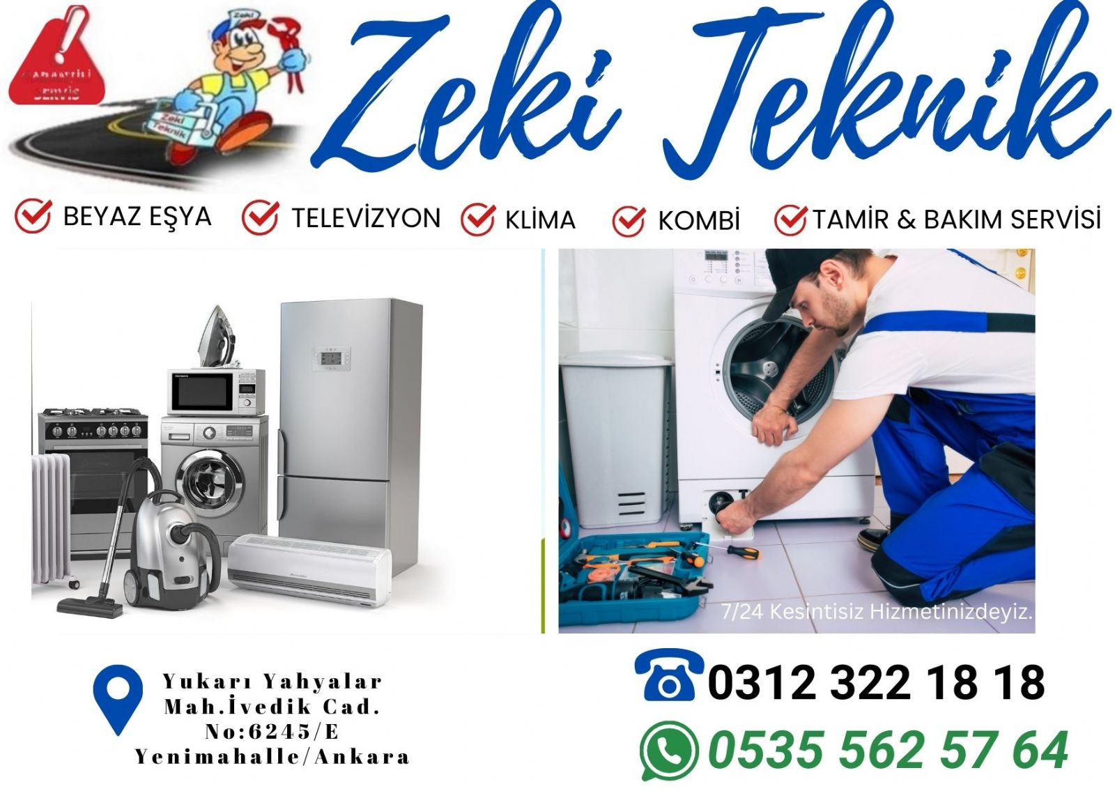 İvedik Beyaz Eşya Servisi