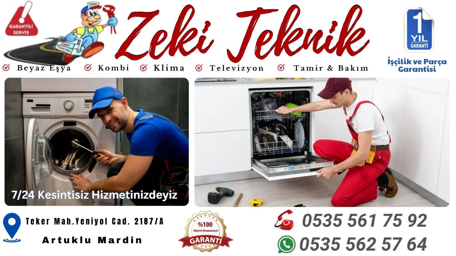 Artuklu Beyaz Eşya Servisi 