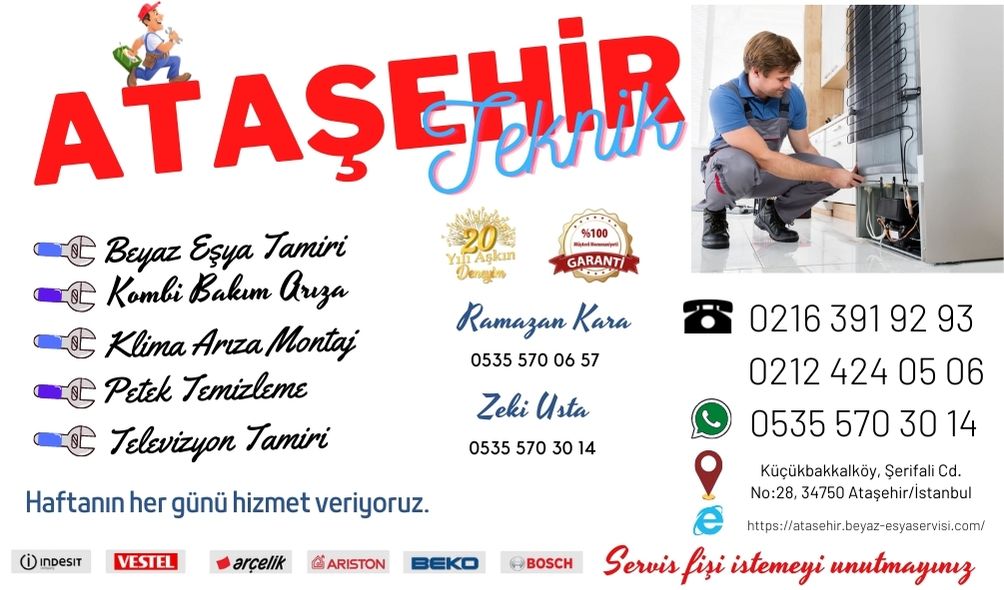 Ataşehir Beyaz Eşya Servisi