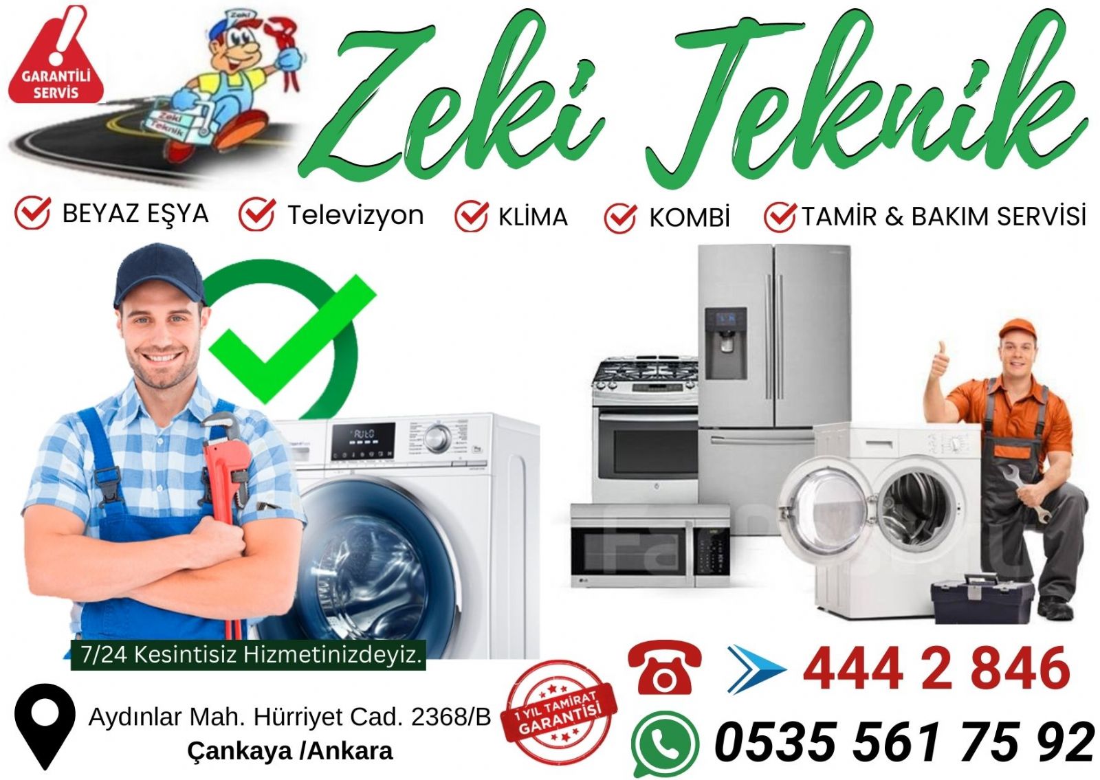 Balgat Beyaz Eşya Servisi