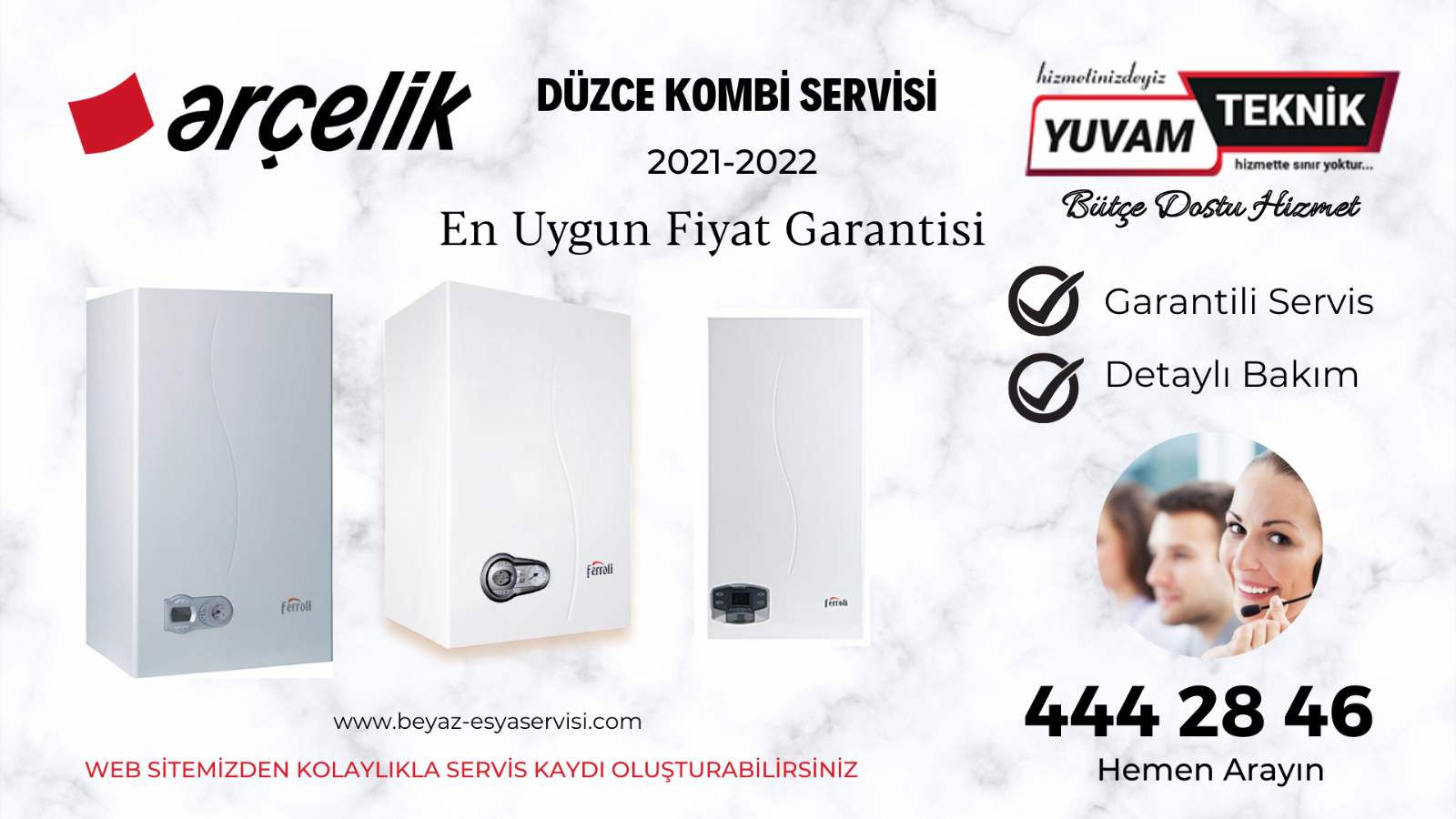 Düzce Arçelik Kombi Servisi