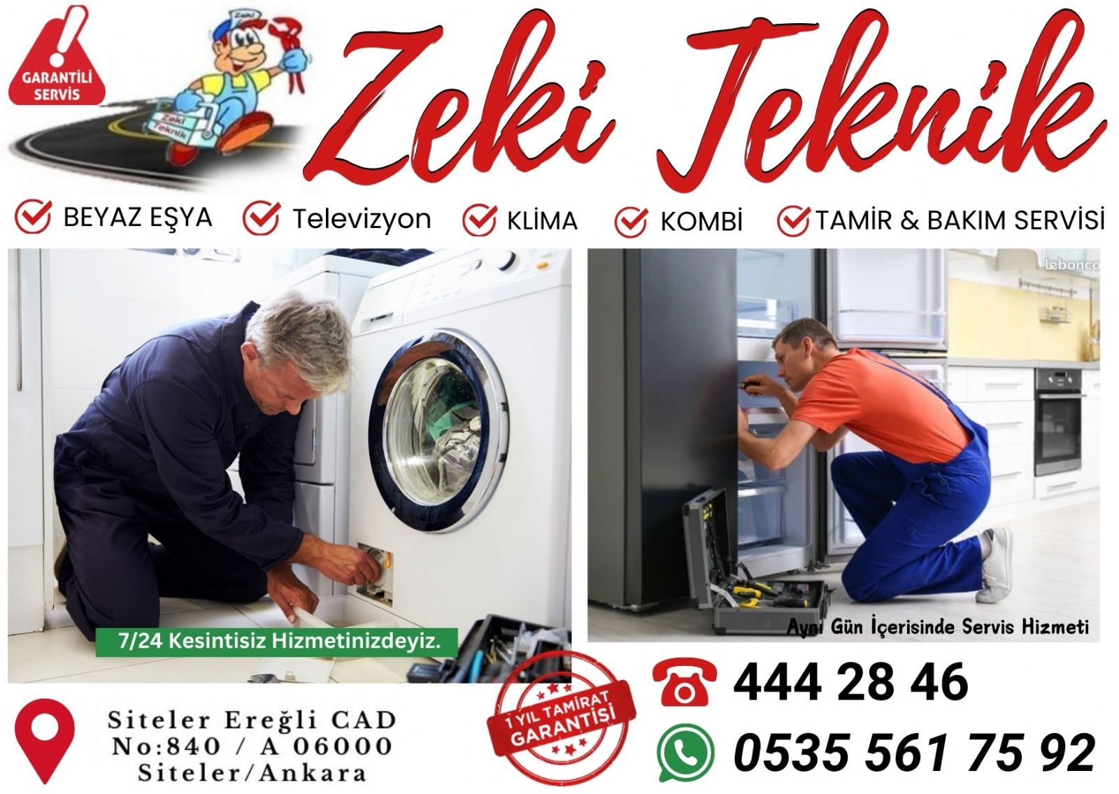 Siteler Beyaz Eşya Servisi 
