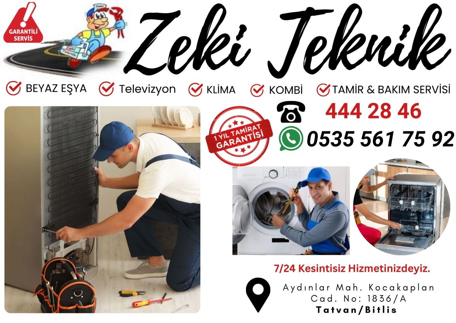 Tatvan Beyaz Eşya Servisi 