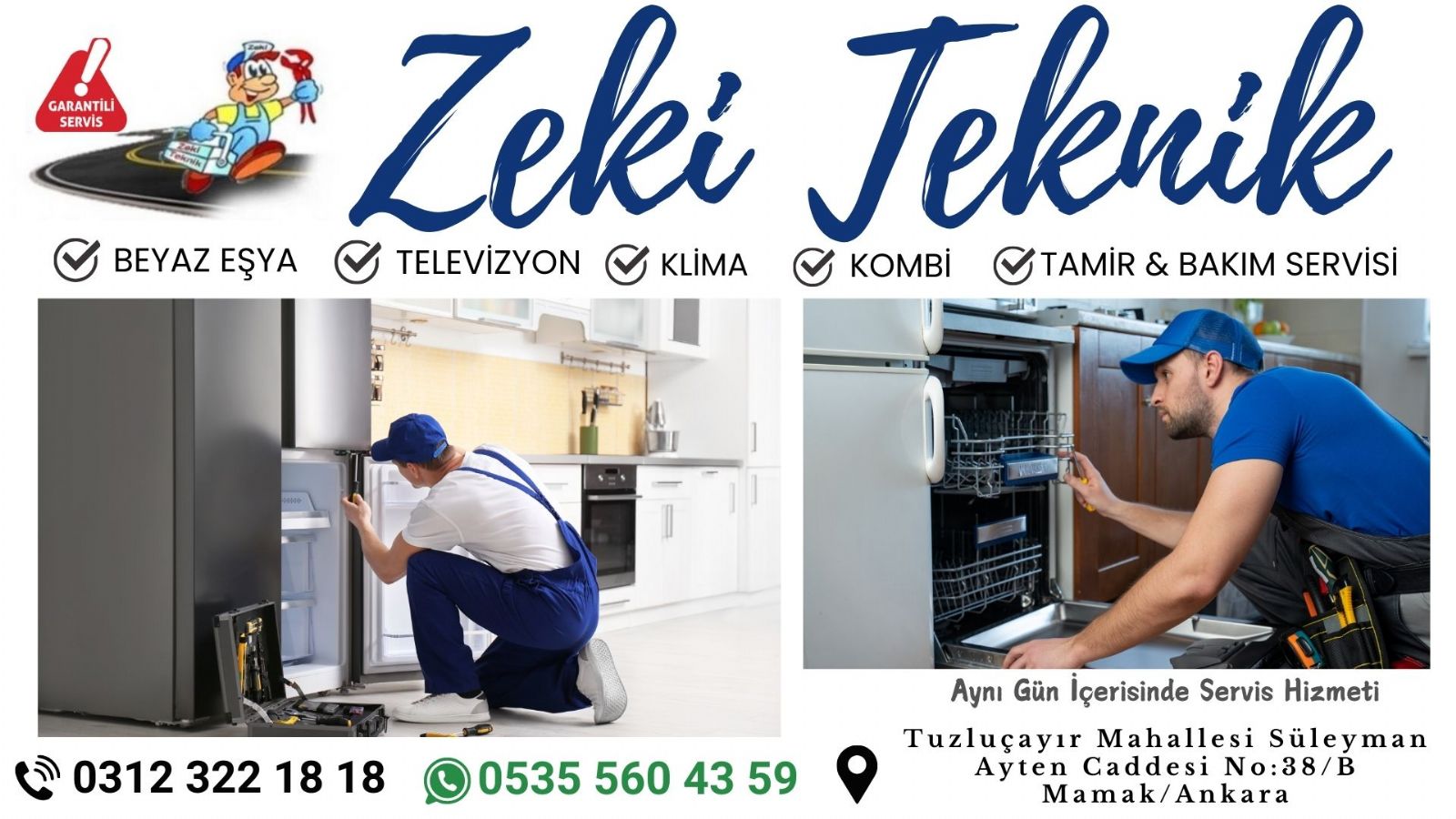 Tuzluçayır Beyaz Eşya Servisi
