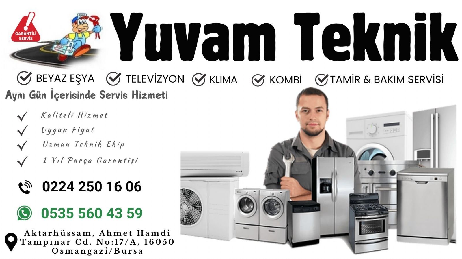 Yıldırım Beyaz Eşya Servisi