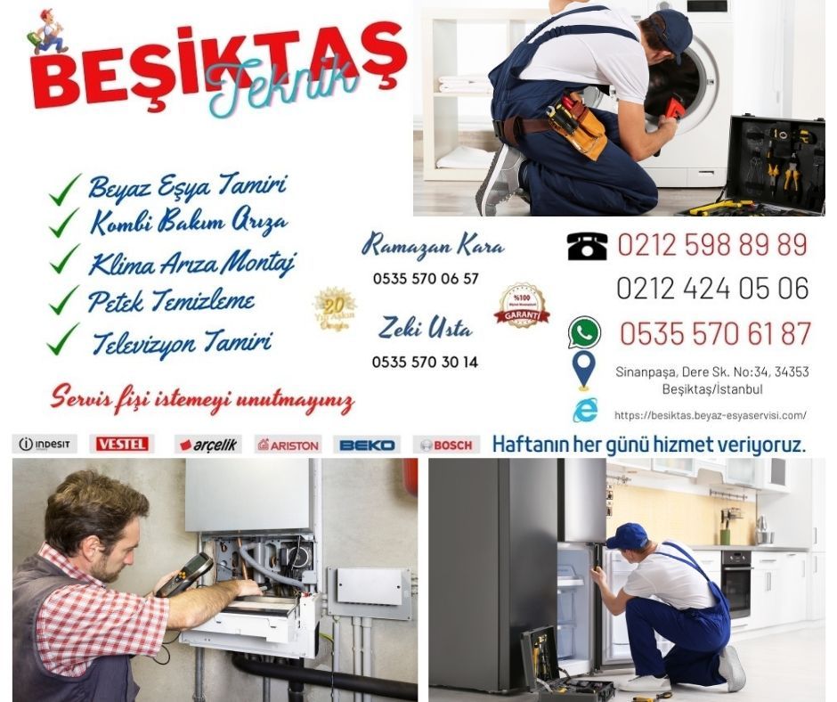 beşiktaş beyaz eşya servisi