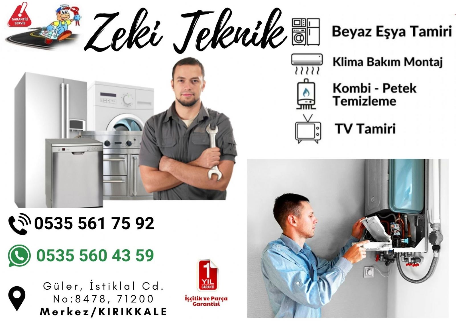 Kırıkkale Beyaz Eşya Servisi