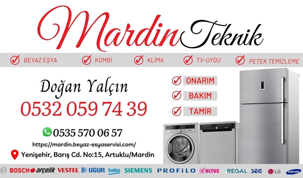Mardin Beyaz Eşya Servisi