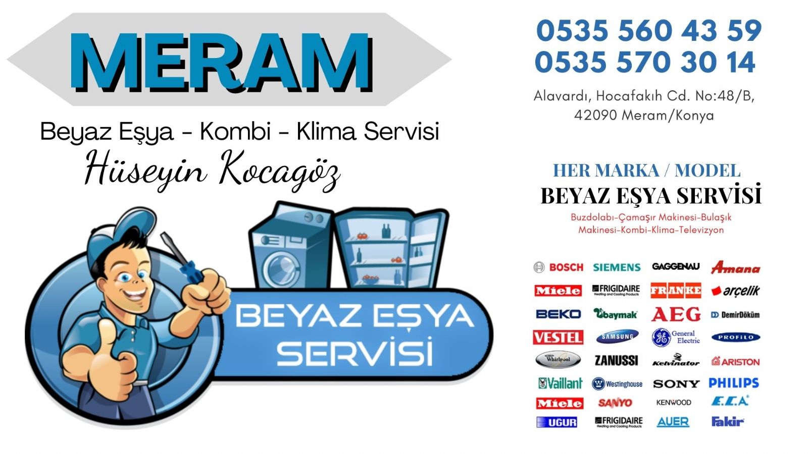 Meram Beyaz Eşya Servisi