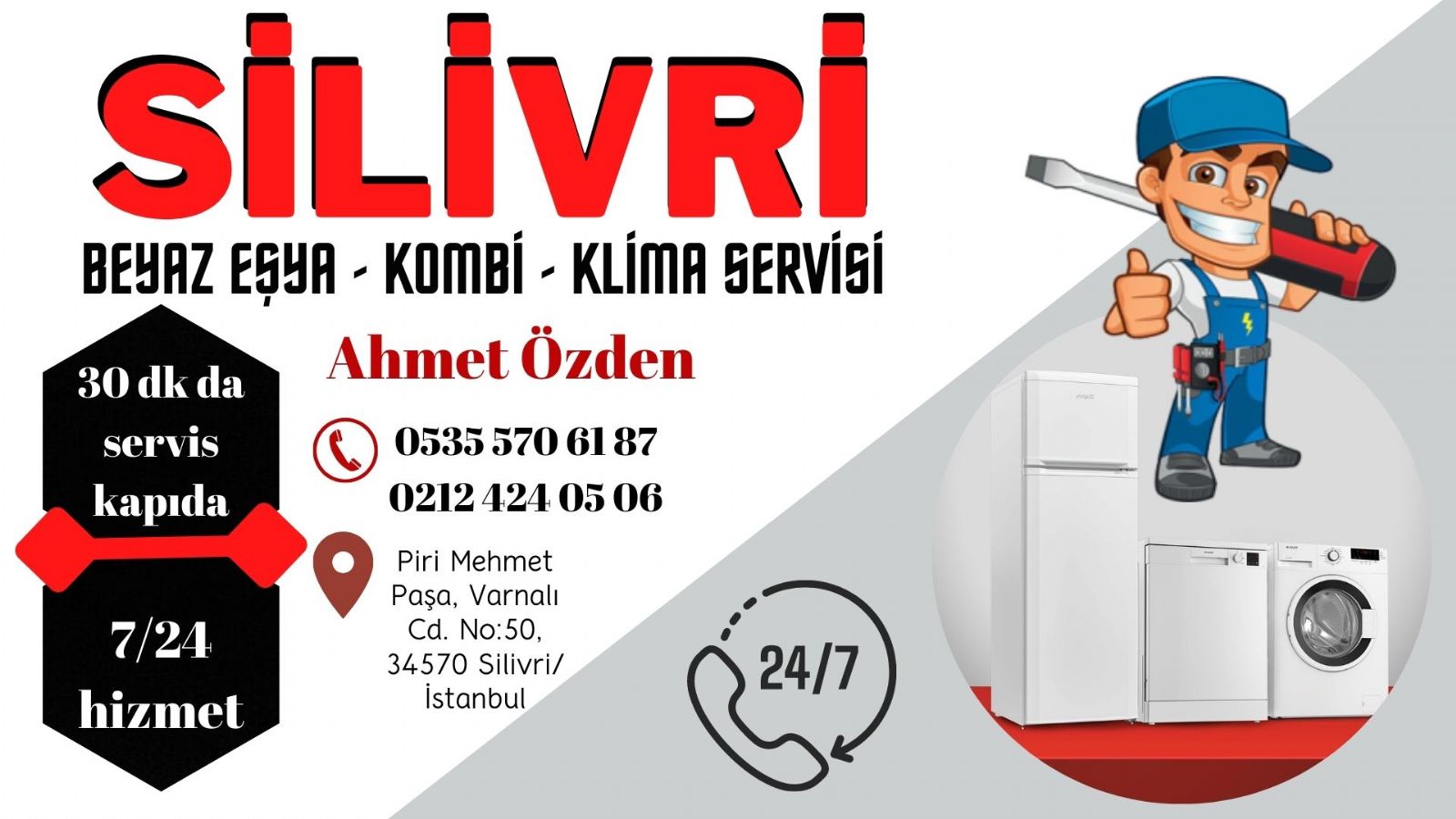 Silivri Beyaz Eşya Servisi